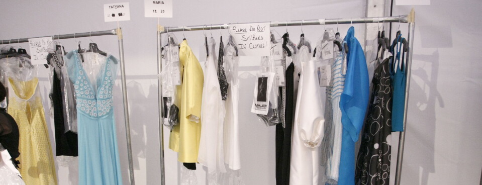 dressing room fashion show University of Brighton, Graduate Fashion Show 2012: Backstage