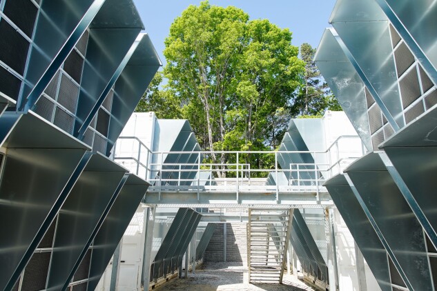 Bitcoin mining containers at a Cleanspark facility in College Park, Ga., on April 22, 2022.