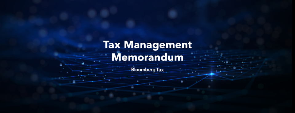 Bloomberg Tax Management Memo